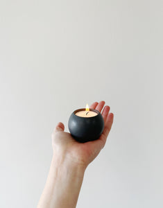 Charcoal Mini Tea Light Holder