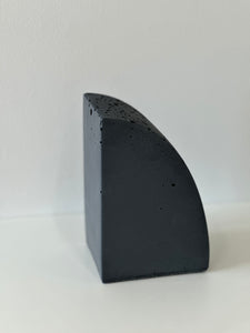 Charcoal Concrete Bookend